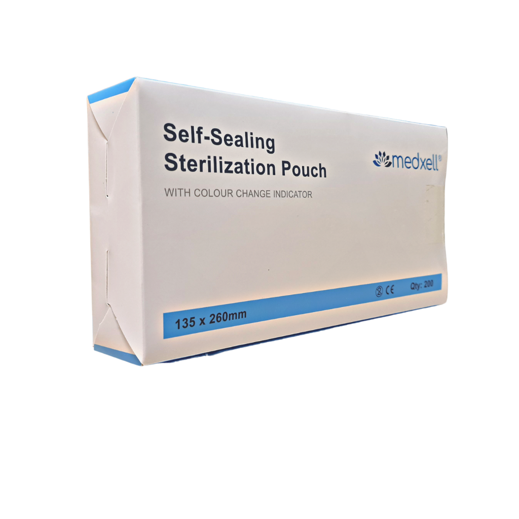 Autoclave Pouches 135mm x 260mm Dental Cart
